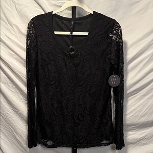 🌺NWT Luna Rae Black Lace Blouse (Bundled price-BIN2)